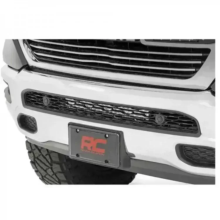 Sada světelných lišt LED skrytého nárazníku 20" White DRL Rough Country Black Series